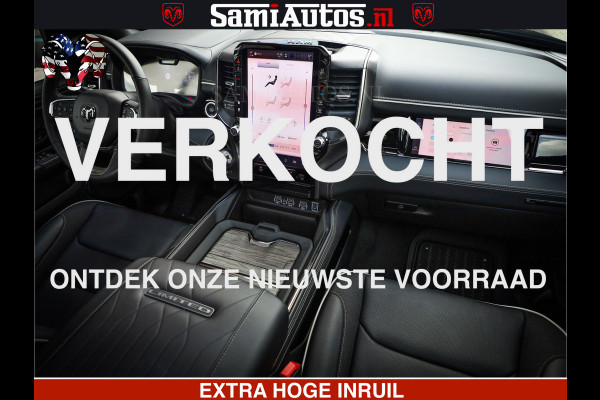 Dodge Ram 1500 Limited Night High Output 540HP 706Nm | Massage + Full Option | De Meest Luxe en Volle Pick-Up in zijn Klasse | Comfortabele Dubbele Cabine met Royale 5 Zitplaatsen | BPM vrij | Nu Leverbaar uit Voorraad | Voorraad Nr 2367 - 5430
