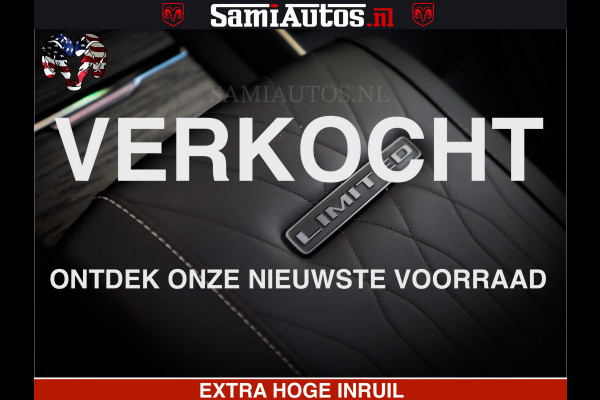 Dodge Ram 1500 Limited Night High Output 540HP 706Nm | Massage + Full Option | De Meest Luxe en Volle Pick-Up in zijn Klasse | Comfortabele Dubbele Cabine met Royale 5 Zitplaatsen | BPM vrij | Nu Leverbaar uit Voorraad | Voorraad Nr 2367 - 5430