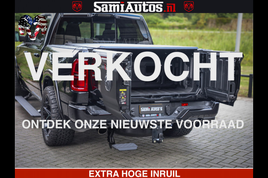 Dodge Ram 1500 Limited Night High Output 540HP 706Nm | Massage + Full Option | De Meest Luxe en Volle Pick-Up in zijn Klasse | Comfortabele Dubbele Cabine met Royale 5 Zitplaatsen | BPM vrij | Nu Leverbaar uit Voorraad | Voorraad Nr 2367 - 5430