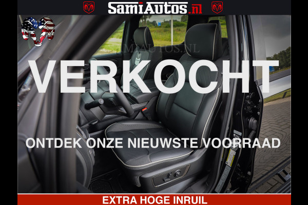 Dodge Ram 1500 Limited Night High Output 540HP 706Nm | Massage + Full Option | De Meest Luxe en Volle Pick-Up in zijn Klasse | Comfortabele Dubbele Cabine met Royale 5 Zitplaatsen | BPM vrij | Nu Leverbaar uit Voorraad | Voorraad Nr 2367 - 5430
