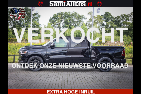 Dodge Ram 1500 Limited Night High Output 540HP 706Nm | Massage + Full Option | De Meest Luxe en Volle Pick-Up in zijn Klasse | Comfortabele Dubbele Cabine met Royale 5 Zitplaatsen | BPM vrij | Nu Leverbaar uit Voorraad | Voorraad Nr 2367 - 5430