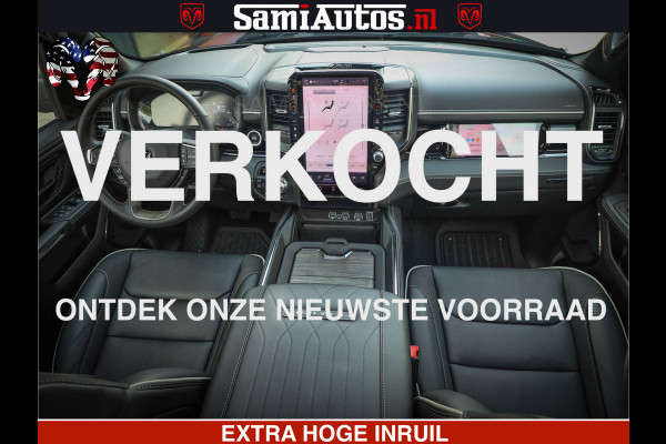 Dodge Ram 1500 Limited Night High Output 540HP 706Nm | Massage + Full Option | De Meest Luxe en Volle Pick-Up in zijn Klasse | Comfortabele Dubbele Cabine met Royale 5 Zitplaatsen | BPM vrij | Nu Leverbaar uit Voorraad | Voorraad Nr 2367 - 5430
