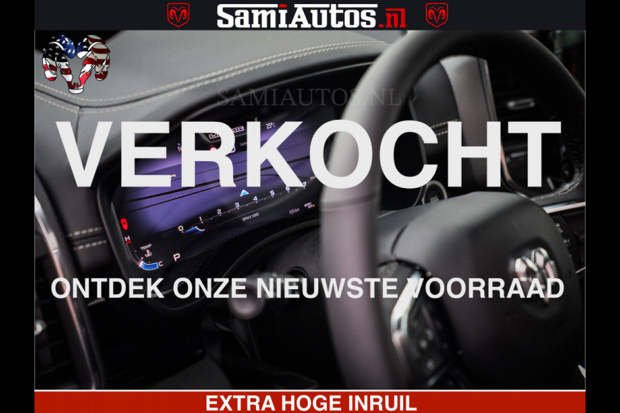Dodge Ram 1500 Night Premium | Full Option | De Meest Luxe Pick-Up in zijn Klasse | Comfortabele Dubbele Cabine met Royale 5 Zitplaatsen | BPM vrij | Nu Leverbaar uit Voorraad | Voorraad Nr 2282 - 3332