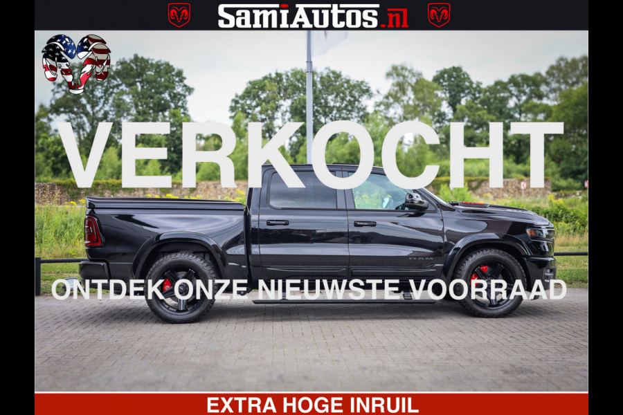 Dodge Ram 1500 Night Premium | Full Option | De Meest Luxe Pick-Up in zijn Klasse | Comfortabele Dubbele Cabine met Royale 5 Zitplaatsen | BPM vrij | Nu Leverbaar uit Voorraad | Voorraad Nr 2282 - 3332