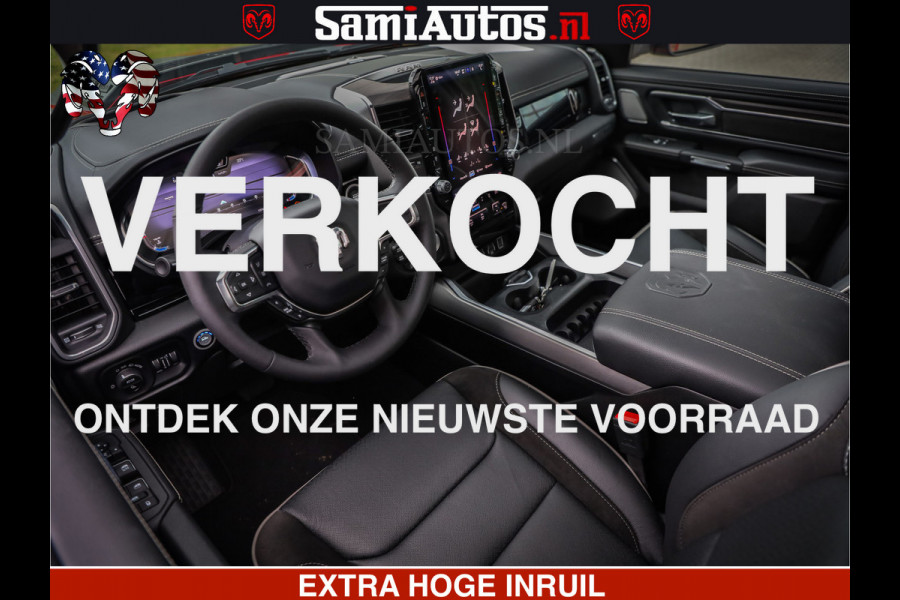 Dodge Ram 1500 Night Premium | Full Option | De Meest Luxe Pick-Up in zijn Klasse | Comfortabele Dubbele Cabine met Royale 5 Zitplaatsen | BPM vrij | Nu Leverbaar uit Voorraad | Voorraad Nr 2282 - 3332