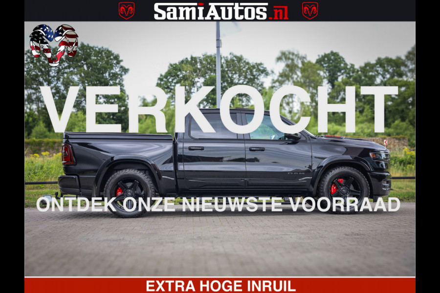 Dodge Ram 1500 Night Premium | Full Option | De Meest Luxe Pick-Up in zijn Klasse | Comfortabele Dubbele Cabine met Royale 5 Zitplaatsen | BPM vrij | Nu Leverbaar uit Voorraad | Voorraad Nr 2282 - 3332