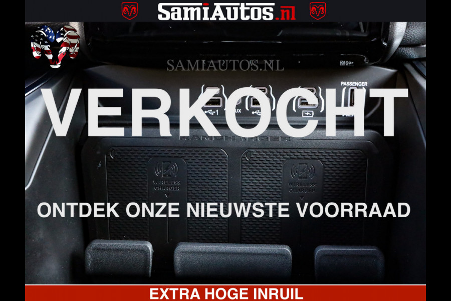 Dodge Ram 1500 Night Premium | Full Option | De Meest Luxe Pick-Up in zijn Klasse | Comfortabele Dubbele Cabine met Royale 5 Zitplaatsen | BPM vrij | Nu Leverbaar uit Voorraad | Voorraad Nr 2282 - 3332