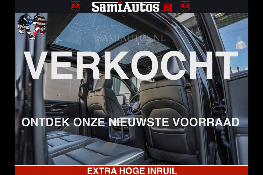 Dodge Ram 1500 Night Premium | Full Option | De Meest Luxe Pick-Up in zijn Klasse | Comfortabele Dubbele Cabine met Royale 5 Zitplaatsen | BPM vrij | Nu Leverbaar uit Voorraad | Voorraad Nr 2282 - 3332