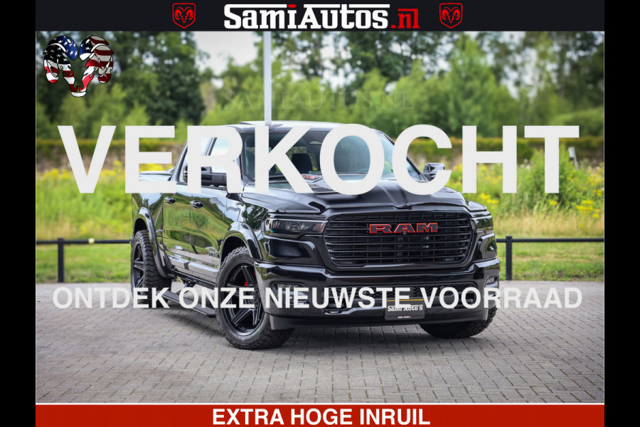 Dodge Ram 1500 Night Premium | Full Option | De Meest Luxe Pick-Up in zijn Klasse | Comfortabele Dubbele Cabine met Royale 5 Zitplaatsen | BPM vrij | Nu Leverbaar uit Voorraad | Voorraad Nr 2282 - 3332