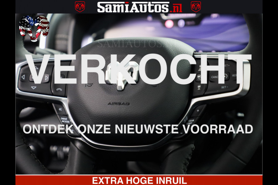 Dodge Ram 1500 Night Premium | Full Option | De Meest Luxe Pick-Up in zijn Klasse | Comfortabele Dubbele Cabine met Royale 5 Zitplaatsen | BPM vrij | Nu Leverbaar uit Voorraad | Voorraad Nr 2282 - 3332
