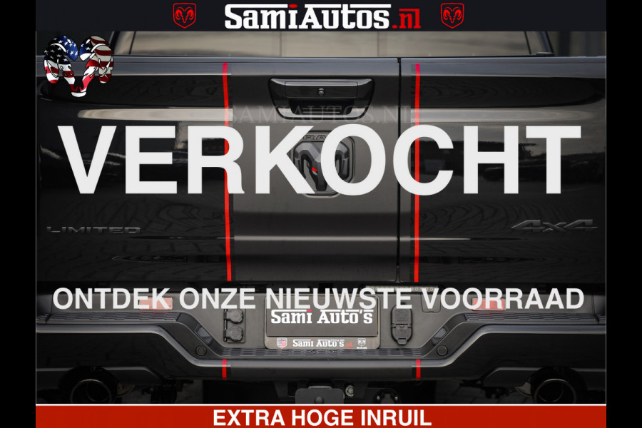 Dodge Ram 1500 Limited High Output 540HP 706Nm | Massage + Full Option | De Meest Luxe en Volle Pick-Up in zijn Klasse | Comfortabele Dubbele Cabine met Royale 5 Zitplaatsen | HULK PACK MEERPRIJS |  Voorraad Nr 2318 - 5415