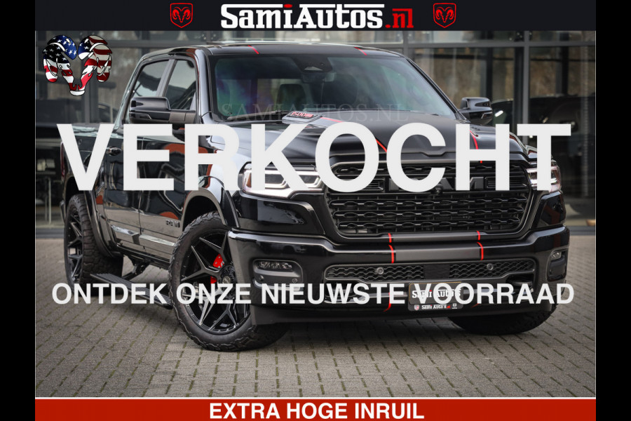 Dodge Ram 1500 Limited High Output 540HP 706Nm | Massage + Full Option | De Meest Luxe en Volle Pick-Up in zijn Klasse | Comfortabele Dubbele Cabine met Royale 5 Zitplaatsen | HULK PACK MEERPRIJS |  Voorraad Nr 2318 - 5415