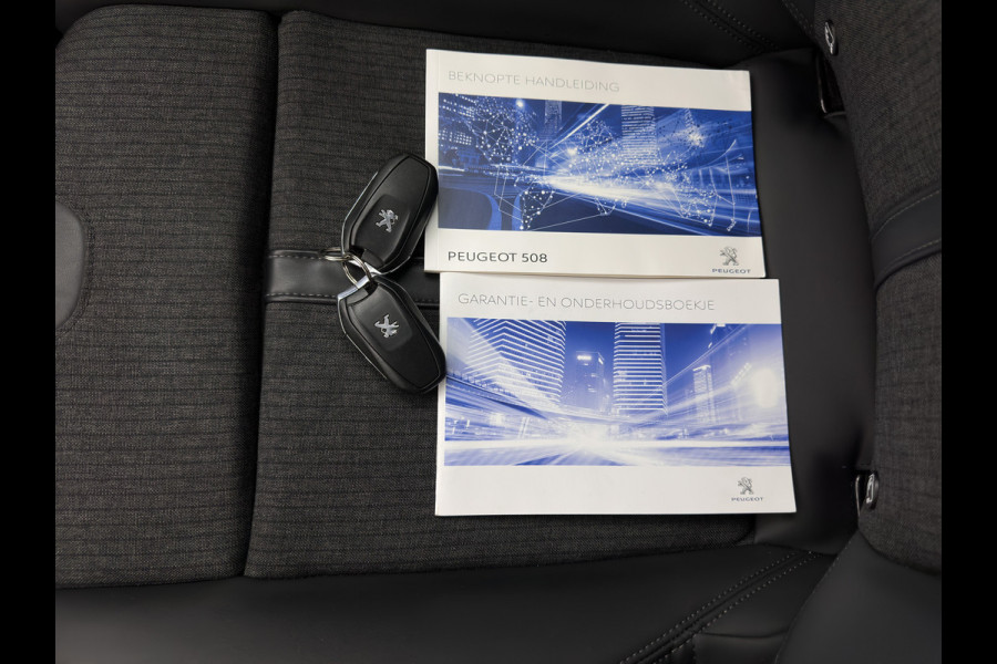 Peugeot 508 1.6 PureTech Blue Lease Allure (INCL-BTW) *LEATHER-FABRIC | FULL-LED | DIGI-COCKPIT | KEYLESS | BLIND-SPOT | CAMERA | PRIVACY-GLASS | HEATED-SPORTSEATS | DAB | NAVI-FULLMAP | 18''ALU*