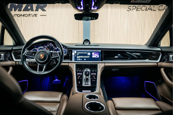Porsche Panamera Sport Turismo 2.9 4 E-Hybrid | Origineel Nederlands | Pano | Bose | Bruin leder |