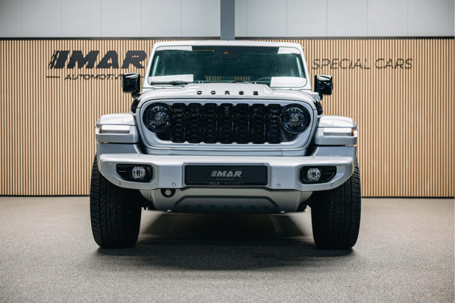 Jeep Wrangler Unlimited 4xe 380 Sahara | Corse Edition Custom Made | Hybride | Stuur- en Stoelverwarming | Achteruitrijcamera |