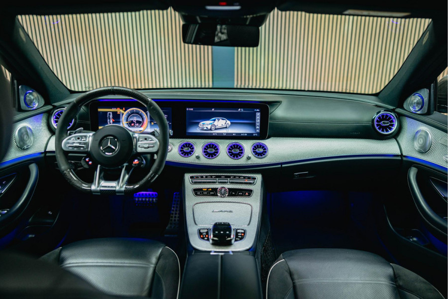 Mercedes-Benz E-Klasse E63s AMG 63 S 4MATIC Premium Plus | Burmester 3D | Carbon interieur en exterieur| Dealer onderhouden | Sportuitlaat | 360 Camera | Head-Up |
