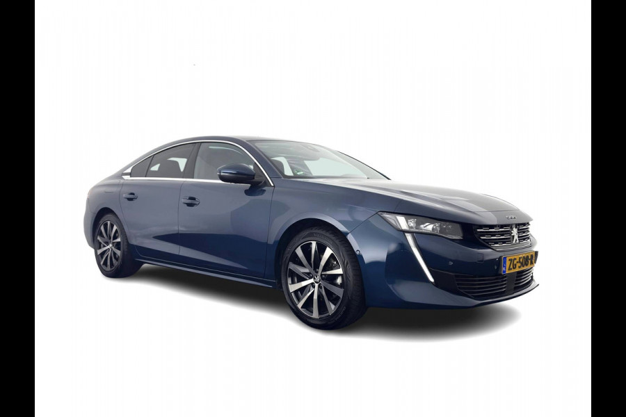 Peugeot 508 1.6 PureTech Blue Lease Allure (INCL-BTW) *LEATHER-FABRIC | FULL-LED | DIGI-COCKPIT | KEYLESS | BLIND-SPOT | CAMERA | PRIVACY-GLASS | HEATED-SPORTSEATS | DAB | NAVI-FULLMAP | 18''ALU*