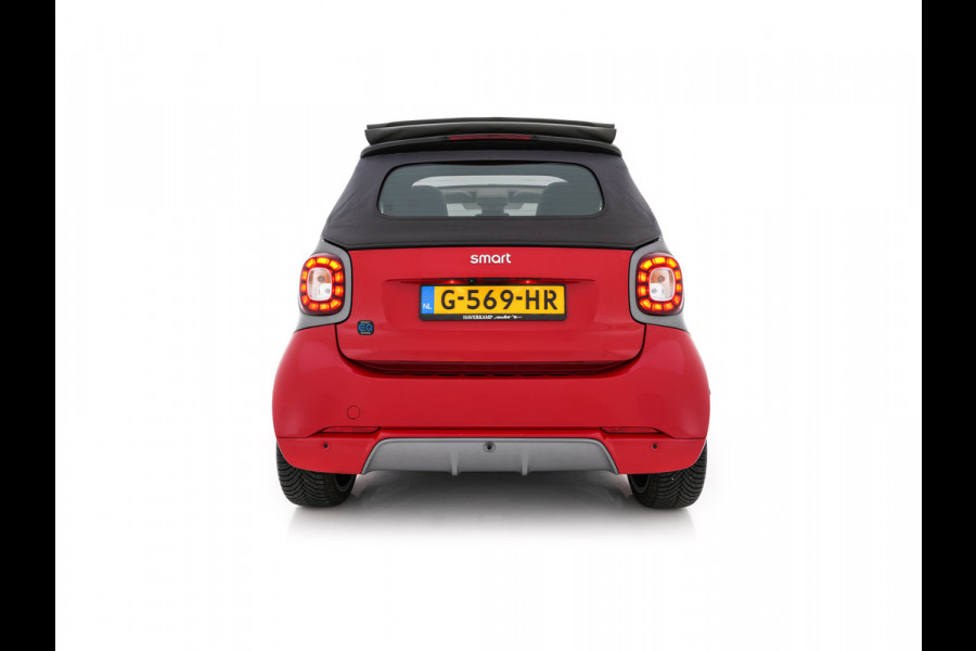 Smart Fortwo cabrio EQ BRABUS Style 18 kWh [ 3-Fase ] *LEATHER | HEATED-SPORTSEATS | NAVI-FULLMAP | CAMERA | DAB+ | AIRCO | PDC | CRUISE | 16''ALU*