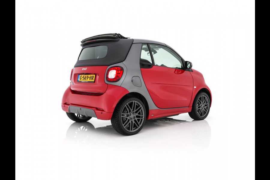 Smart Fortwo cabrio EQ BRABUS Style 18 kWh [ 3-Fase ] *LEATHER | HEATED-SPORTSEATS | NAVI-FULLMAP | CAMERA | DAB+ | AIRCO | PDC | CRUISE | 16''ALU*