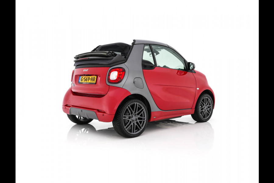 Smart Fortwo cabrio EQ BRABUS Style 18 kWh [ 3-Fase ] *LEATHER | HEATED-SPORTSEATS | NAVI-FULLMAP | CAMERA | DAB+ | AIRCO | PDC | CRUISE | 16''ALU*