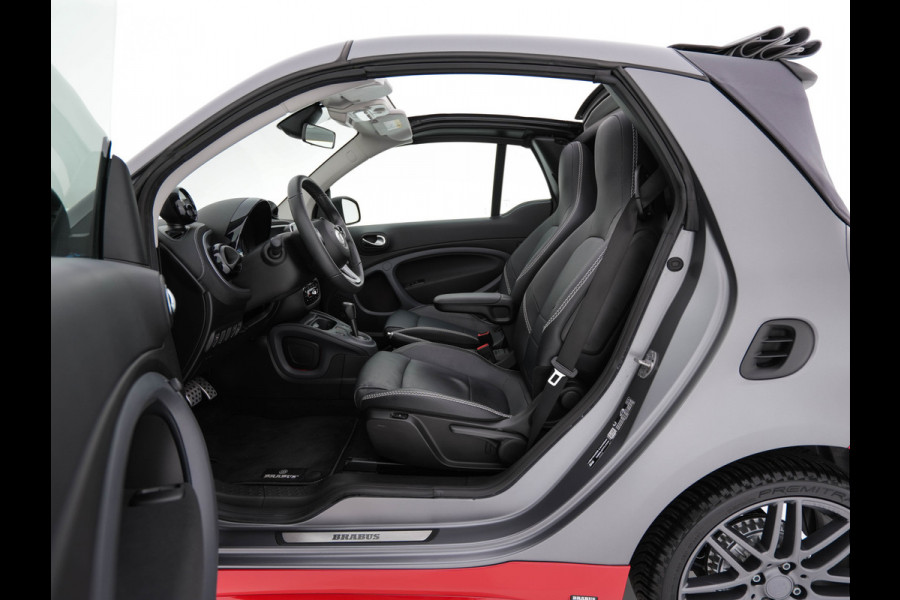 Smart Fortwo cabrio EQ BRABUS Style 18 kWh [ 3-Fase ] *LEATHER | HEATED-SPORTSEATS | NAVI-FULLMAP | CAMERA | DAB+ | AIRCO | PDC | CRUISE | 16''ALU*