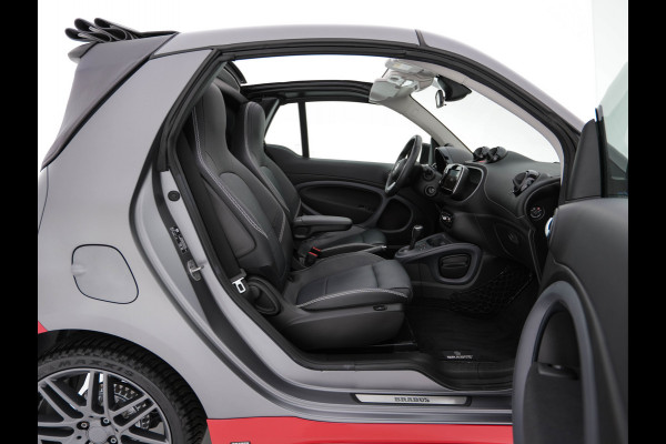 Smart Fortwo cabrio EQ BRABUS Style 18 kWh [ 3-Fase ] *LEATHER | HEATED-SPORTSEATS | NAVI-FULLMAP | CAMERA | DAB+ | AIRCO | PDC | CRUISE | 16''ALU*