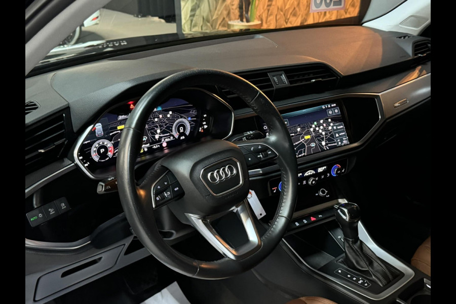 Audi Q3 35 TFSI S edition Garantie Trekhaak Leder Camera StoelVW Elek Achterklep Cruise Navi Clima Led Rijklaar