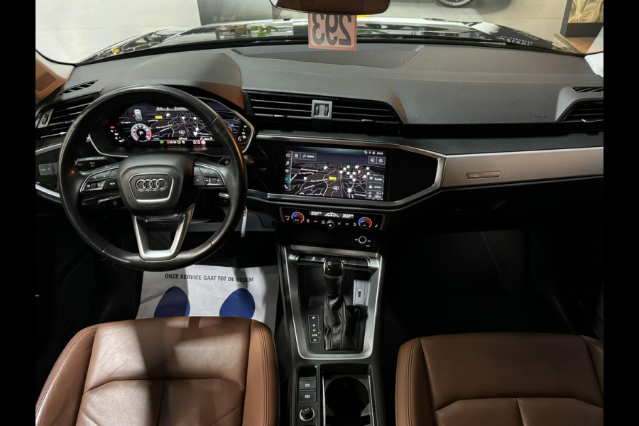 Audi Q3 35 TFSI S edition Garantie Trekhaak Leder Camera StoelVW Elek Achterklep Cruise Navi Clima Led Rijklaar