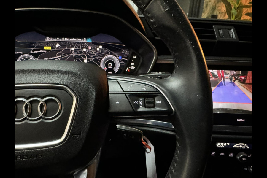 Audi Q3 35 TFSI S edition Garantie Trekhaak Leder Camera StoelVW Elek Achterklep Cruise Navi Clima Led Rijklaar