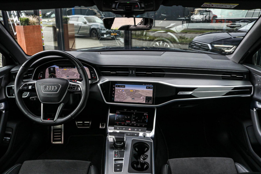Audi A6 Avant 55 TFSI e quattro - PANO - TREKHAAK - MATRIX - 360 CAM - ELETKR. STOELEN - STUURWIEL VERWARMD - COMPETITION - 367pk