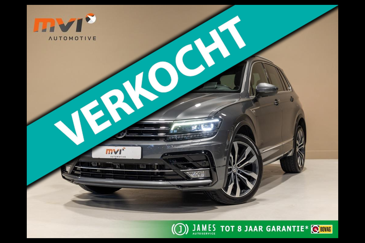 Volkswagen Tiguan 2.0 TSI 4Motion 2x R-line / 220pk / Leder / Pano / Led / Head-up / Virtual Cockpit / 360 camera