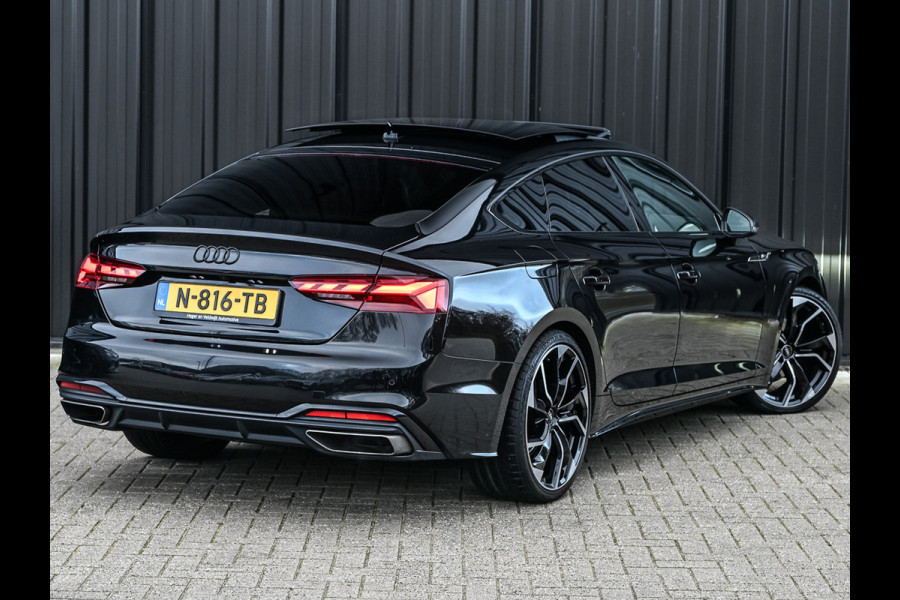 Audi A5 Sportback 40 TFSI quattro 204pk S edition Competition · NL-auto · Panoramadak · S-seats · B&O sound · Camera · Ambiance interieu