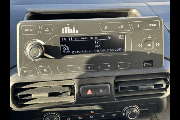 Citroën Berlingo 1.2 PureTech Live Airco Cruise control Bluetooth DAB+ Elektrische ramen Verkeersbord detectie