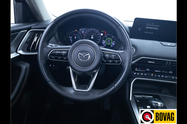 Mazda CX-60 2.5 e-SkyActiv PHEV Homura | Panodak | Leer | Stoel- stuur- & achterbankverw. | Bose audio | 360 Camera, Stoel ventilatie, Adaptieve Cruise, Navigatie, App. connect, Elec. achterklep