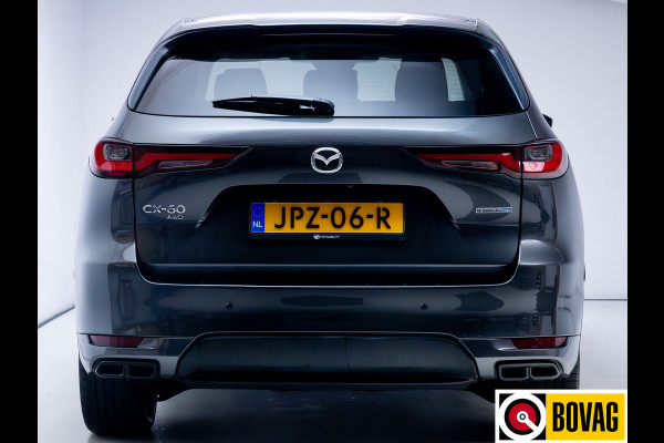 Mazda CX-60 2.5 e-SkyActiv PHEV Homura | Panodak | Leer | Stoel- stuur- & achterbankverw. | Bose audio | 360 Camera, Stoel ventilatie, Adaptieve Cruise, Navigatie, App. connect, Elec. achterklep