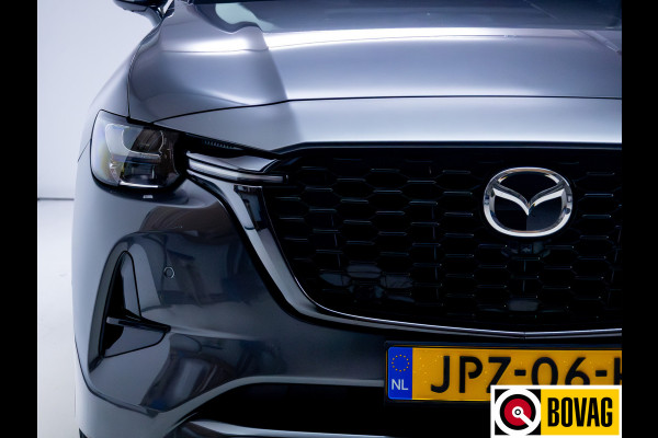 Mazda CX-60 2.5 e-SkyActiv PHEV Homura | Panodak | Leer | Stoel- stuur- & achterbankverw. | Bose audio | 360 Camera, Stoel ventilatie, Adaptieve Cruise, Navigatie, App. connect, Elec. achterklep