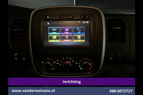 Renault Trafic 2.0 dCi 120pk L2H1 inrichting Trilplaatlift Euro6 Airco | Camera | Omvormer | Navigatie | LED | Trekhaak Cruisecontrol, Parkeersensoren, Bijrijdersbank