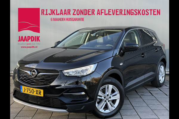 Opel Grandland X BWJ 11-2020 | 1.2T 131PK Bus Executive | TREKHAAK | CLIMA | NAVI | LEDER/STOF | SPORTSTOELEN | PDC 2X | CARPLAY |