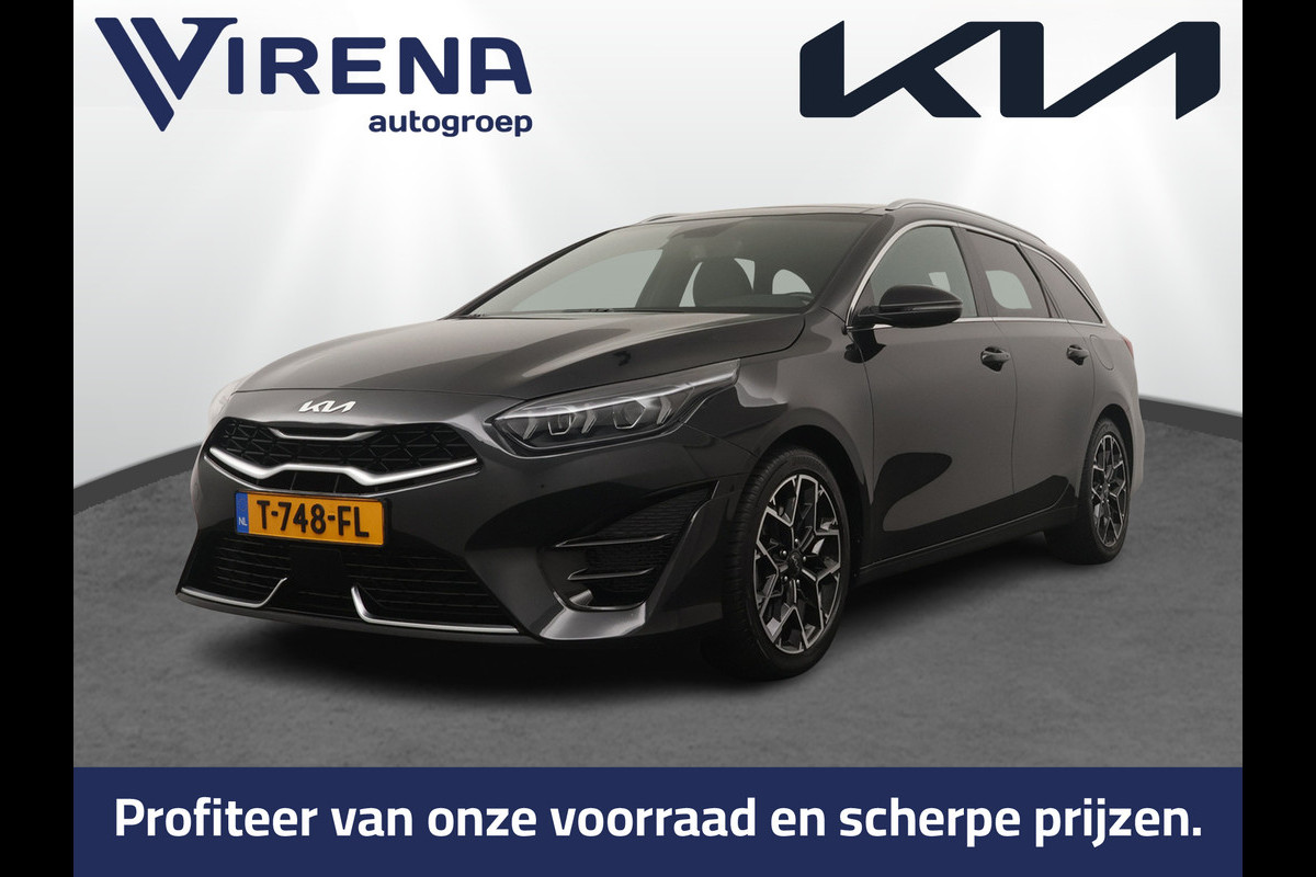 Kia Ceed Sportswagon Automaat 1.5 T-GDi GT-Line Automaat - Automatische achterklep - Schuif/Kantel dak - Apple Carplay/Android Auto - Adaptive cruise control - Keyless entry - Fabrieksgarantie t/m 30-06-2030