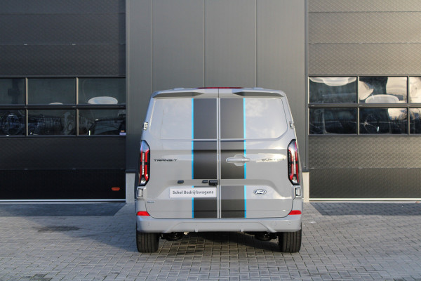 Ford Transit Custom 320 2.5 PHEV L1H1 Sport DC 232pk - 2x Schuif - 360 Camera - ACC - Keyless - Stoel/Stuurverwarming - Blindspot - Incl BPM - Rijkl