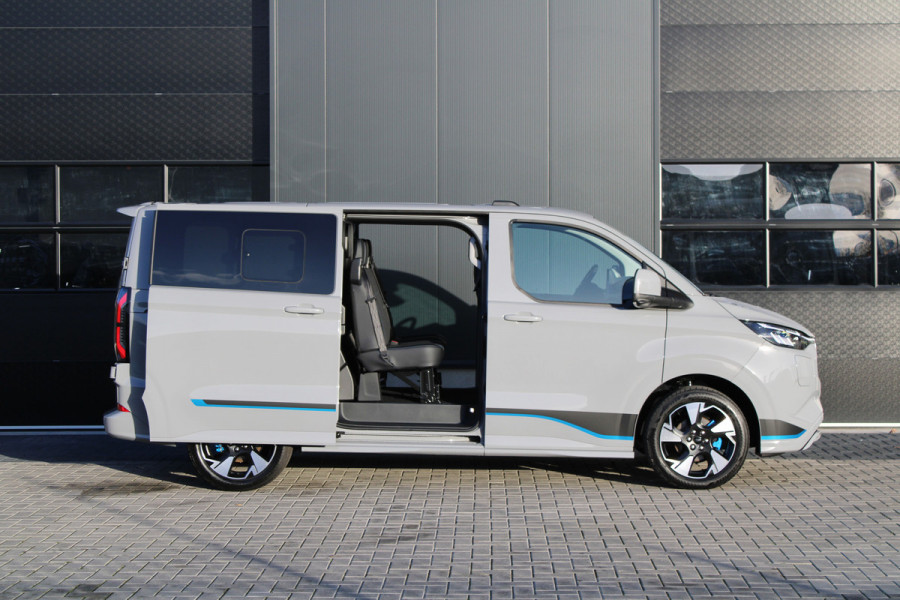 Ford Transit Custom 320 2.5 PHEV L1H1 Sport DC 232pk - 2x Schuif - 360 Camera - ACC - Keyless - Stoel/Stuurverwarming - Blindspot - Incl BPM - Rijkl