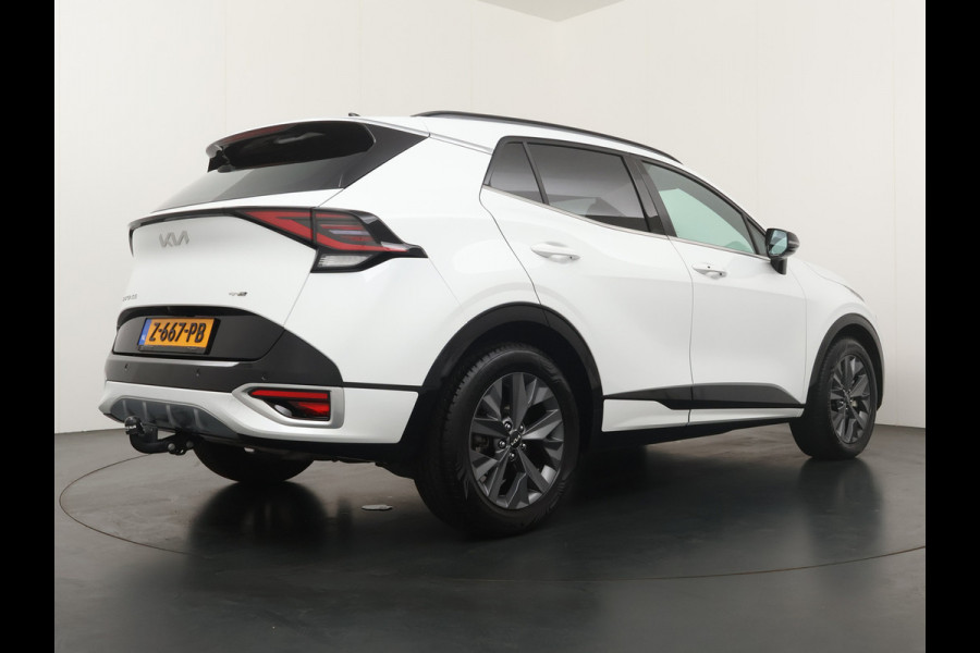 Kia Sportage 1.6 T-GDi Hybrid GT-Line Automaat Apple Carlpay/Android Auto - Cruise Control Adapatief - Dodehoekdetectie - Panorama Dak - Navigatie -  Stoel/Stuurverwarming - Trekhaak - Fabrieksgarantie tot 05-2031