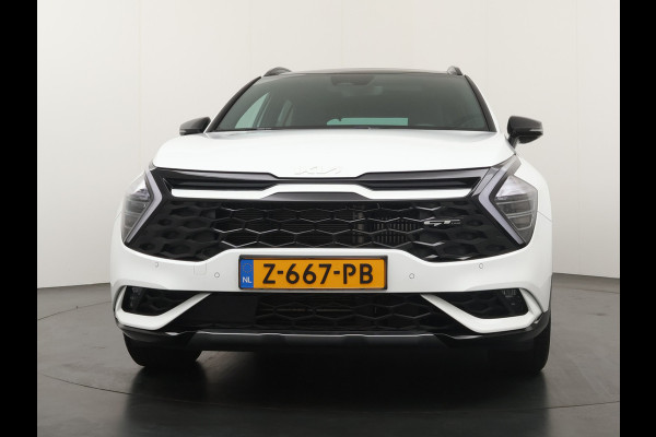 Kia Sportage 1.6 T-GDi Hybrid GT-Line Automaat Apple Carlpay/Android Auto - Cruise Control Adapatief - Dodehoekdetectie - Panorama Dak - Navigatie -  Stoel/Stuurverwarming - Trekhaak - Fabrieksgarantie tot 05-2031