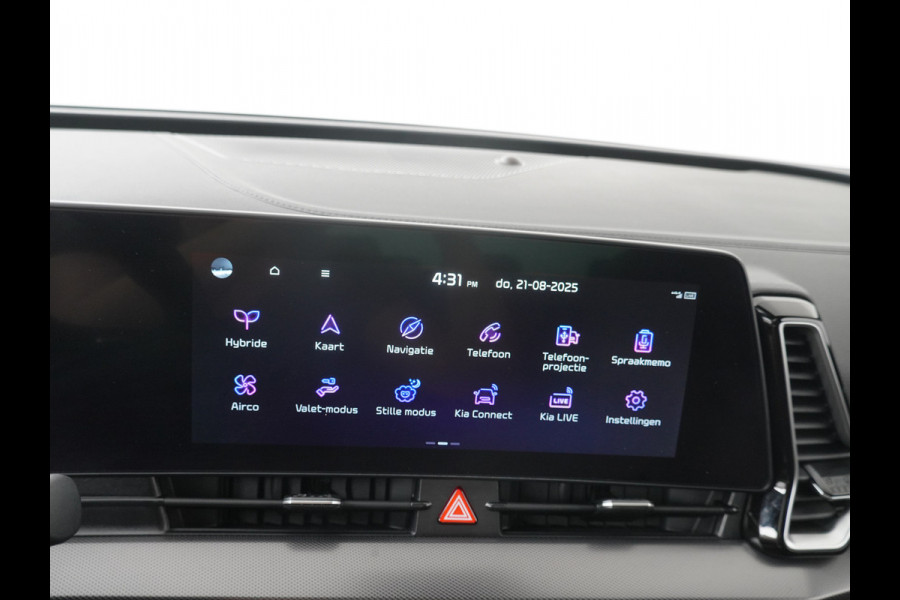 Kia Sportage 1.6 T-GDi Hybrid GT-Line Automaat Apple Carlpay/Android Auto - Cruise Control Adapatief - Dodehoekdetectie - Panorama Dak - Navigatie -  Stoel/Stuurverwarming - Trekhaak - Fabrieksgarantie tot 05-2031