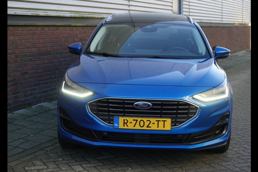 Ford FOCUS Wagon 1.0 EcoB.125PK Hybrid Titanium X/Panoramadak/ Zeldzaam Compleet!!!