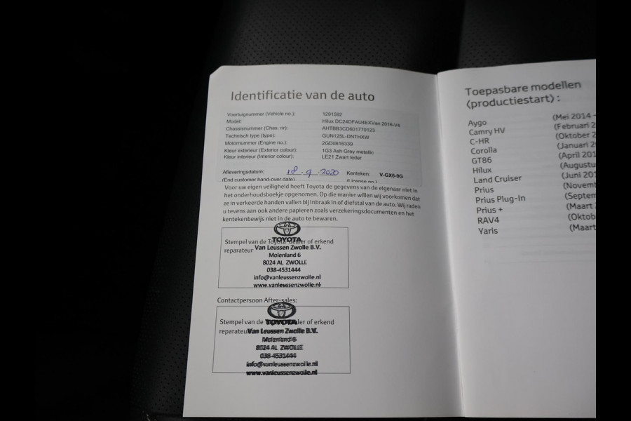 Toyota Hilux 2.4 D-4D AUT. 4X4 DOUBLE CAB EXECUTIVE ORIG. NL *41.151 KM* + ADAPTIVE CRUISE | CAMERA | STOELVERW. | NAVIGATIE