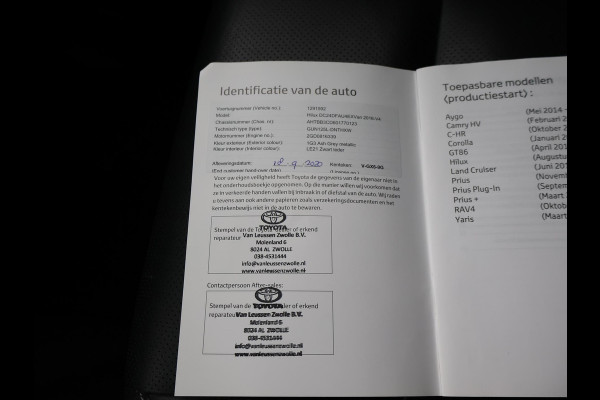 Toyota Hilux 2.4 D-4D AUT. 4X4 DOUBLE CAB EXECUTIVE ORIG. NL *41.151 KM* + ADAPTIVE CRUISE | CAMERA | STOELVERW. | NAVIGATIE