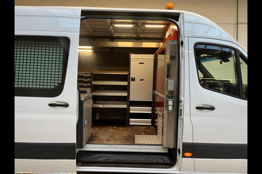Mercedes-Benz Sprinter Automaat Servicewagen 314 2.2 CDI 140PK L2H2 euro6 BOTT, Victron V230, Standkachel Trekhaak RIJKLAARPRIJS