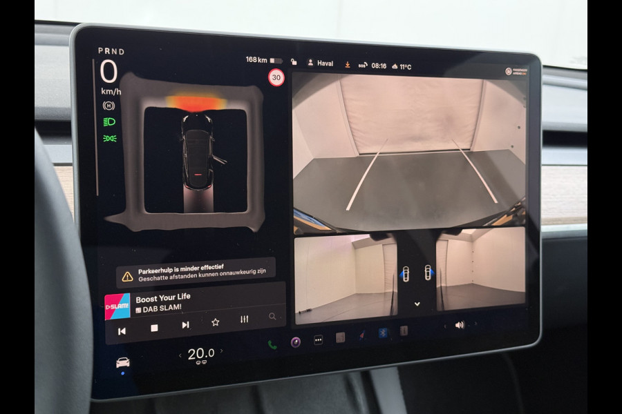 Tesla Model Y Performance 535pk AWD 75kWhWarmtepomp Panoramadak Navi Ecc Leder Lmv 21" SOH 95% Keyless Led Elek.Achterklep Memory Stoel+Stuurverwarming AMD-Ryzen­™-Processor 1e Eigenaar Origineel Nederlandse Auto fabrieksgarantie tot 14-12-2027 Batterij en Motorgarantie tot 14-12-2031/192.000km