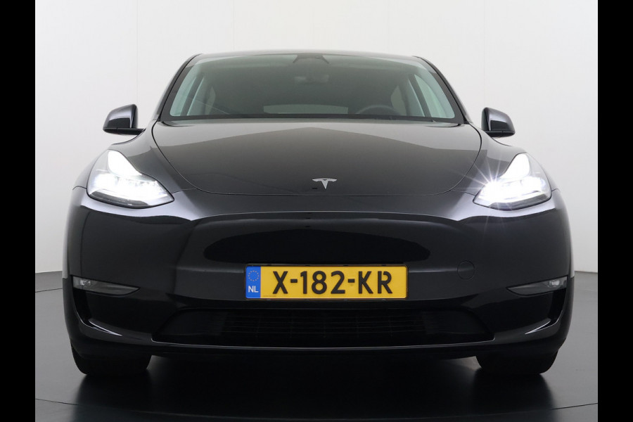 Tesla Model Y Performance 535pk AWD 75kWhWarmtepomp Panoramadak Navi Ecc Leder Lmv 21" SOH 95% Keyless Led Elek.Achterklep Memory Stoel+Stuurverwarming AMD-Ryzen­™-Processor 1e Eigenaar Origineel Nederlandse Auto fabrieksgarantie tot 14-12-2027 Batterij en Motorgarantie tot 14-12-2031/192.000km